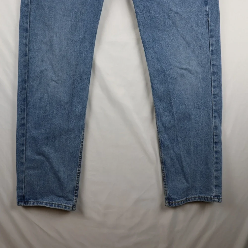 Levis 505 Jeans Mens 36x32 Blue Denim Baggy‎ Fit Straight Leg Medium Wash Pants